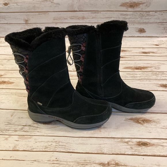 Merrell Jovilee Alp Waterproof Black Boots 8.5 - Picture 2 of 11